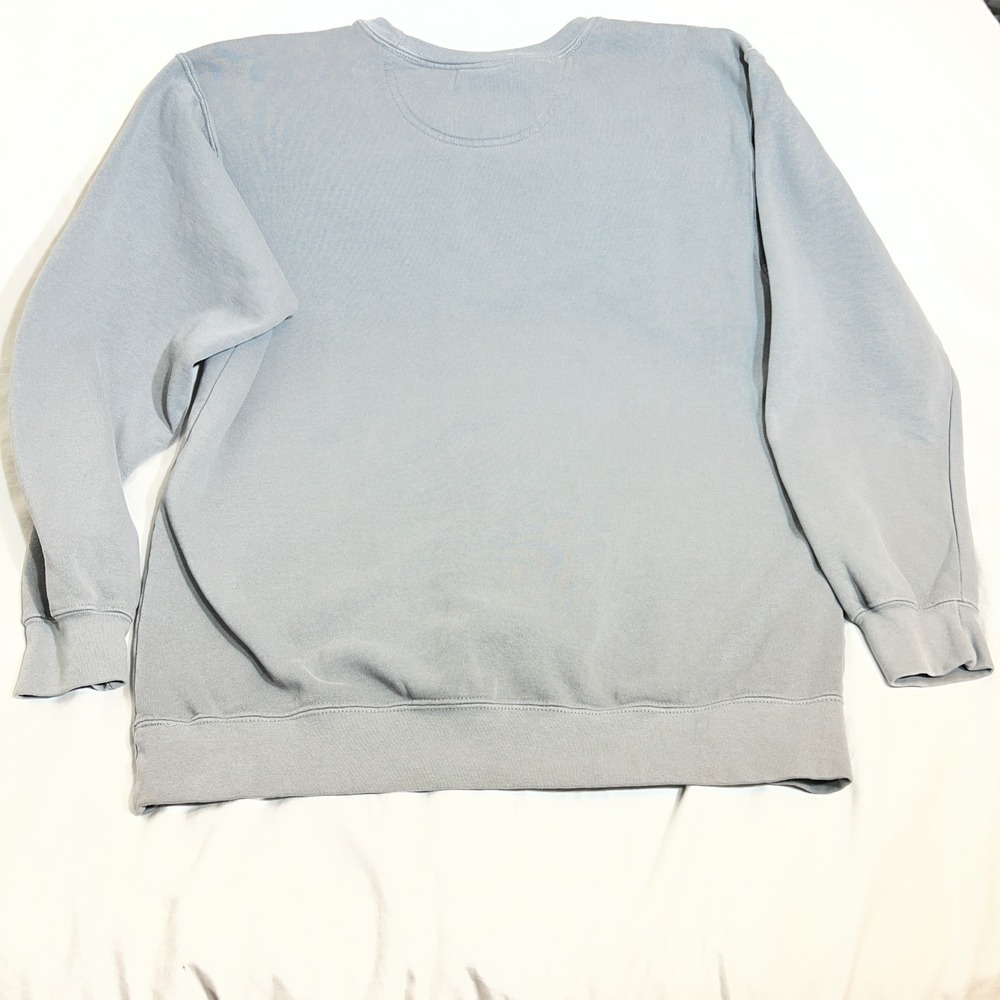 Comfort Colors Kansas City Chiefs NFL Sweatshirt Womens Medium Grey Pullover - Picture 6 of 6